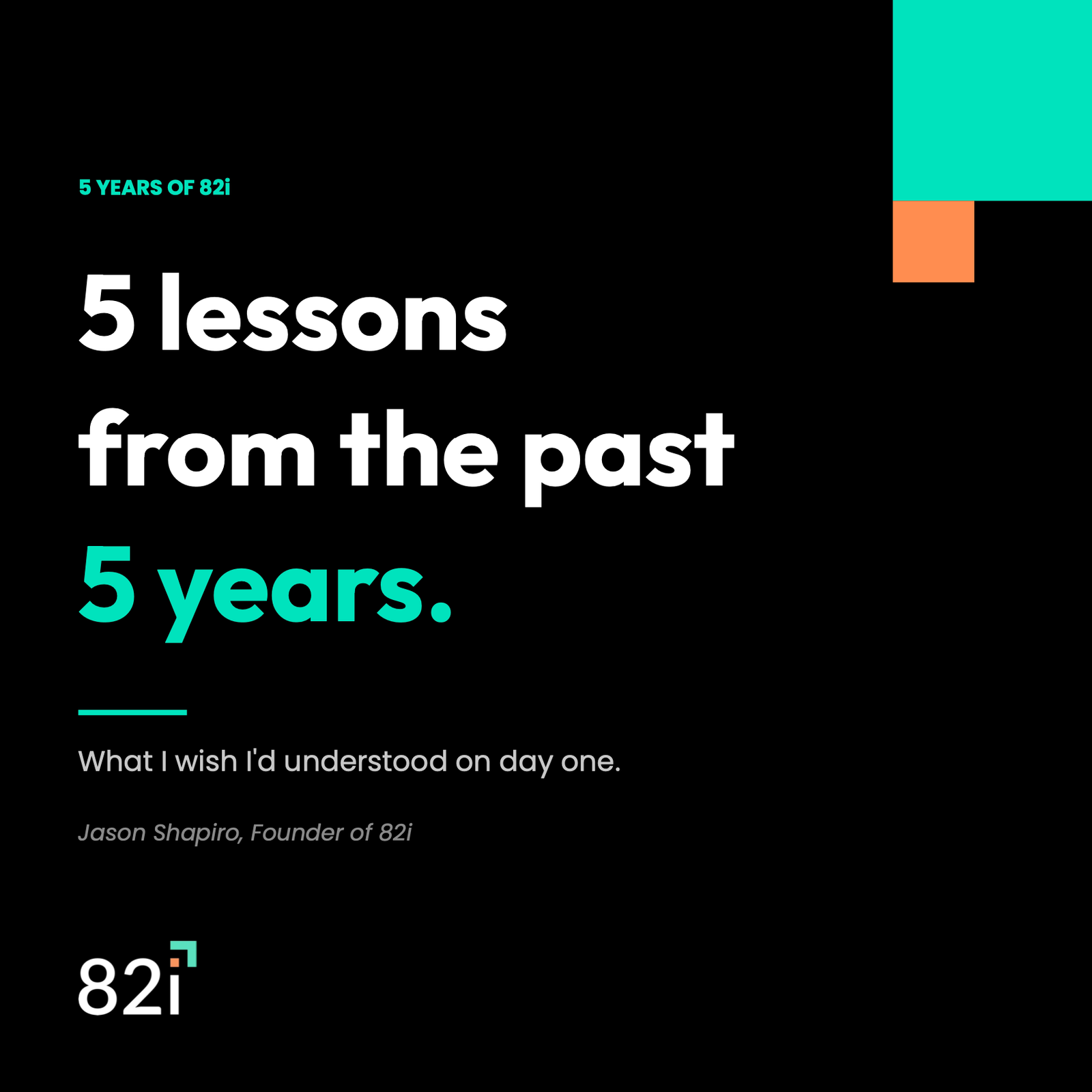 5 Lessons From 5 Years of Building 82i – 82i | Fractional CFO and ...